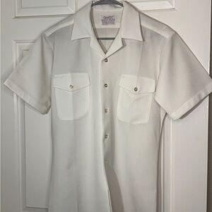 Vintage U.S. Navy Regulation Shirt Creighton USA Small